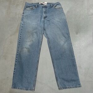 Y2K Levi 550 Relaxed Fit Jeans Mens 36x32 Blue Baggy‎ Faded light wash